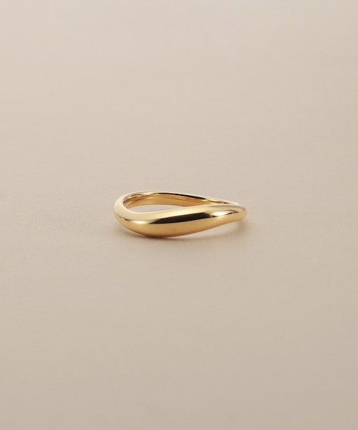 K18Sカーブ リング