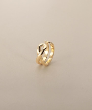 K10ニュアンスクロスライン イヤーカフ