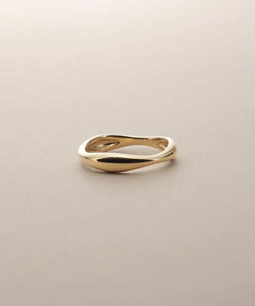 K10ウェーブスタック リング