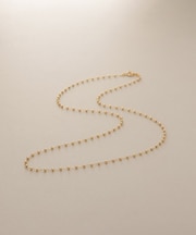 K18キャビアビーズチェーン ネックレス