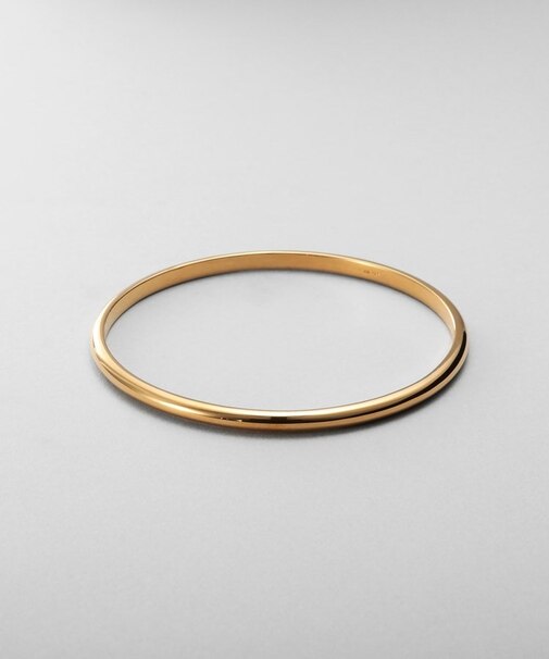 シルバー ハーフラウンドバングルGP