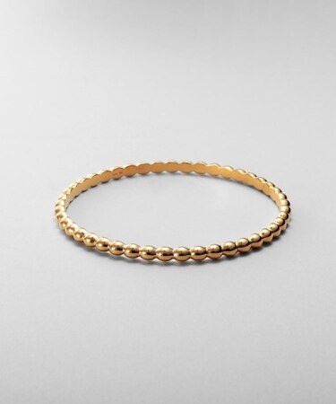 シルバー オーバルボールバングルGP