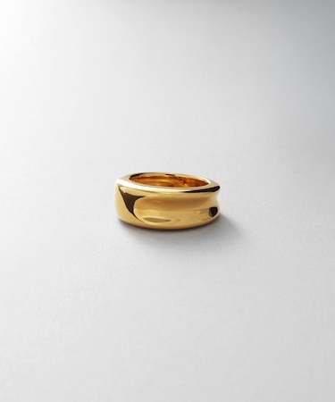 シルバー コンケイブピンキーリング GP