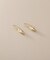K10中空ドロップシェイプ フックピアス