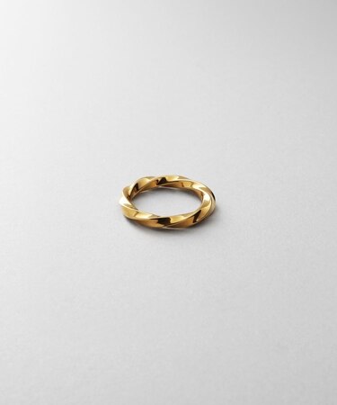 シルバー スクリューピンキーリング GP