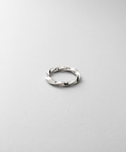 シルバー スクリューピンキーリング