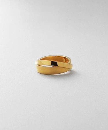 シルバー フラットクロスリング GP