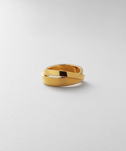 シルバー フラットクロスリング GP