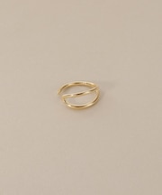 K10フォークドループ イヤーカフ