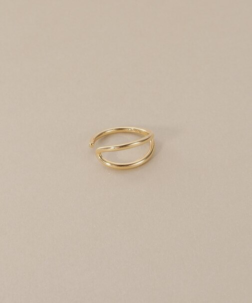 K10フォークドループ イヤーカフ