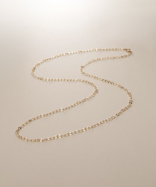 K10シースルーフラット ネックレス（60cm）