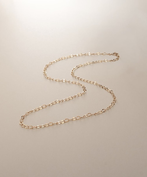 K10シースルーフラット ネックレス