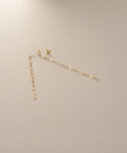 K10X大チェーン スタッドピアス