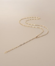 K10中空プリムケーブルチェーン ネックレス（60cm）