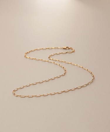 K18中空MVロング ネックレスS