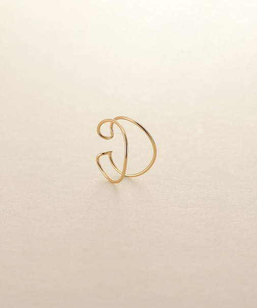 K10ワンストロークニュアンスイヤーカフ