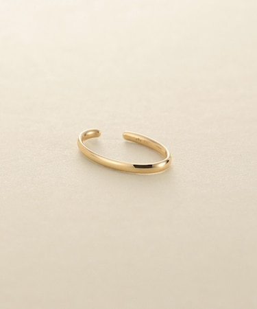 K10オーバルイヤーカフ