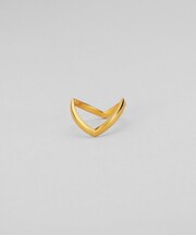 シルバー Vラインリング GP