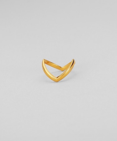 シルバー Vラインリング GP