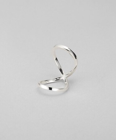 シルバー デュアルファランジリング