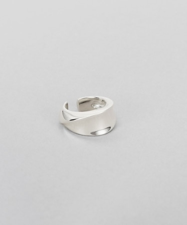 シルバー フローツイストイヤカフ