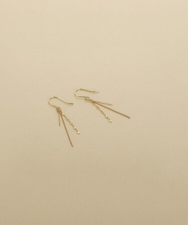 K10トリプルチェーン フックピアス