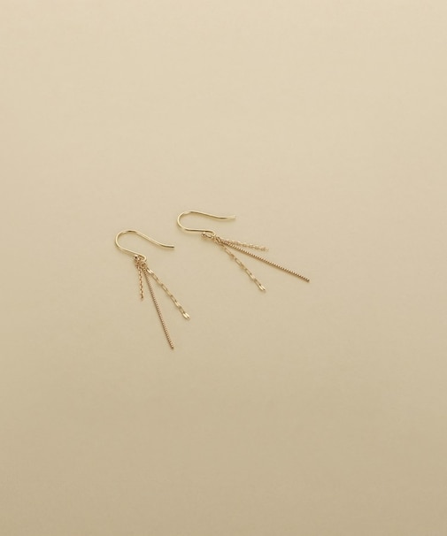 K10トリプルチェーン フックピアス