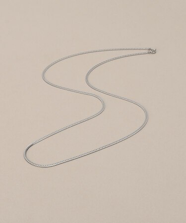 プラチナ フラットヘリンボーン ネックレス