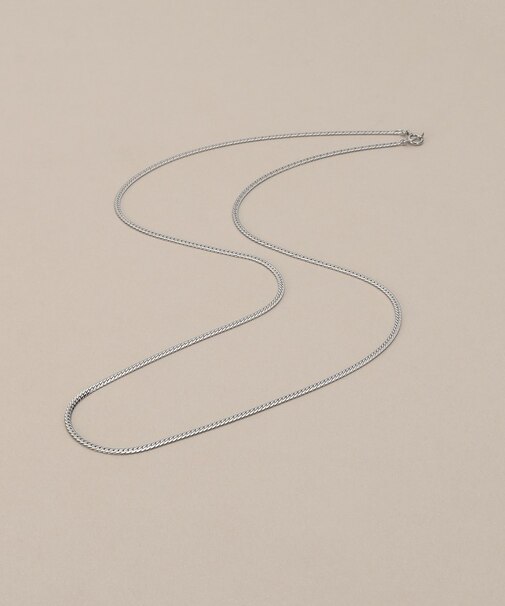 プラチナ フラットヘリンボーン ネックレス