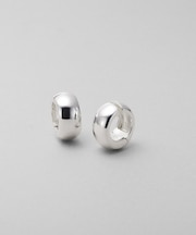 シルバー ハギーイヤリング ドーム M