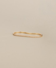 K10ダイヤモンド ダブルフィンガー リング