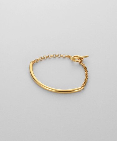 シルバー パイプマンテルブレスレット GP