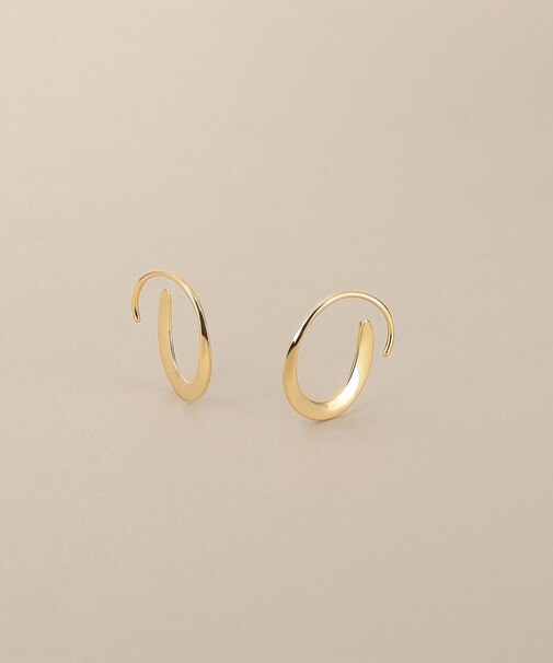 K10ひねり フープピアス