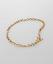 シルバー ミックスリンクマンテルネックレス GP