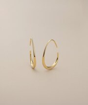 K10中空ペアシェイプ フックピアス