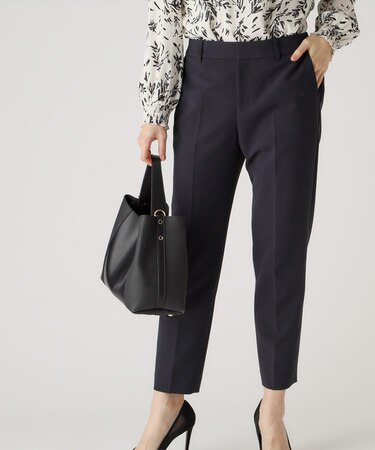 【洗える/裏なし】スティックパンツ