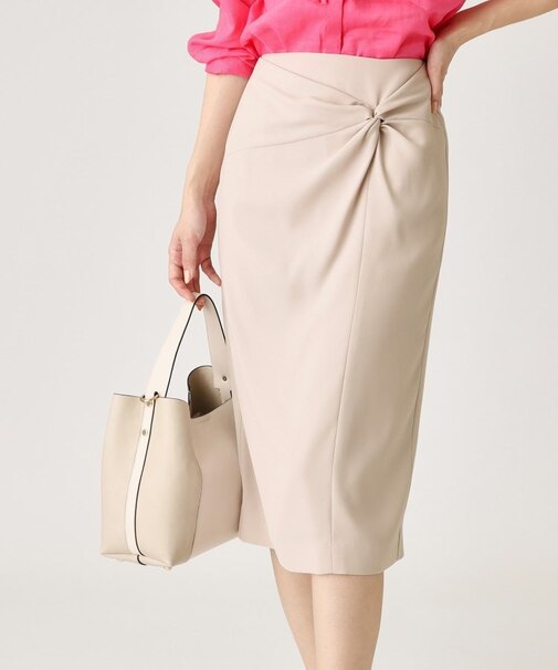 【日本製】ねじりデザインスカート