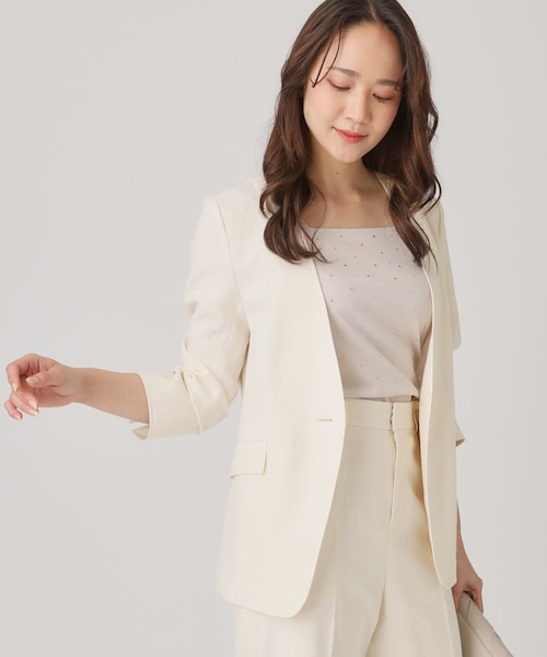 COUP DE CHANCE/レディースのノーカラージャケットの通販｜&mall