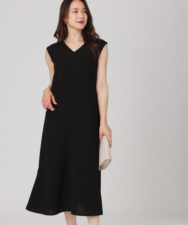 【手洗い可／日本製】フレアワンピース