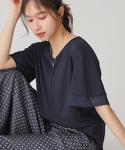 【手洗い可】リラクシージャージトップス