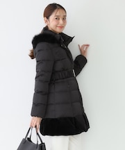【ミディ丈】ベルト付ダウンコート