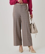 【手洗い可】ストレートワイドパンツ