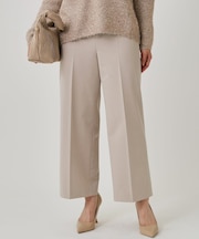 【手洗い可】ストレートワイドパンツ