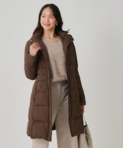 【フランス産ホワイトダックダウン／FP800保温性◎／抗菌防臭／手洗い可】ロングダウンコート