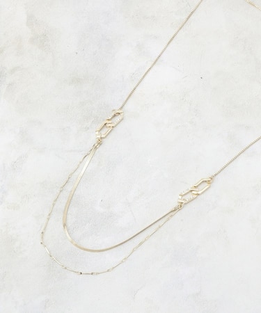 ジオリング／さりげないキラキラ／上品なネックレス／オリジナル