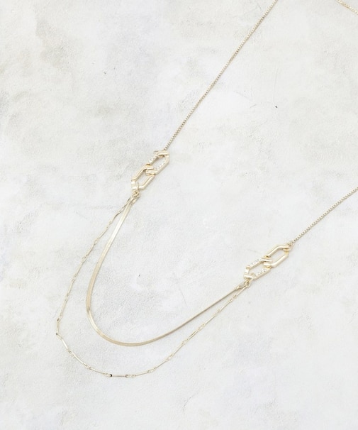 ジオリング／さりげないキラキラ／上品なネックレス／オリジナル