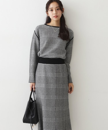 【手洗い可／リバーシブル】トップスとスカートの セットアップ