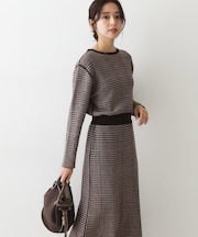 【手洗い可／リバーシブル】トップスとスカートの セットアップ