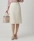 【日本製／セットアップ】ファンシーツィードのセミAラインスカート