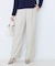 【手洗い可】タック入りワイドパンツ